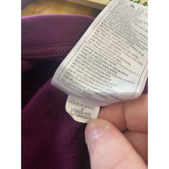 Nike Pullover Dri Fit Hood Long Sleeve Purple Run Ahtleisure Athletic Size Small - Picture 12 of 14